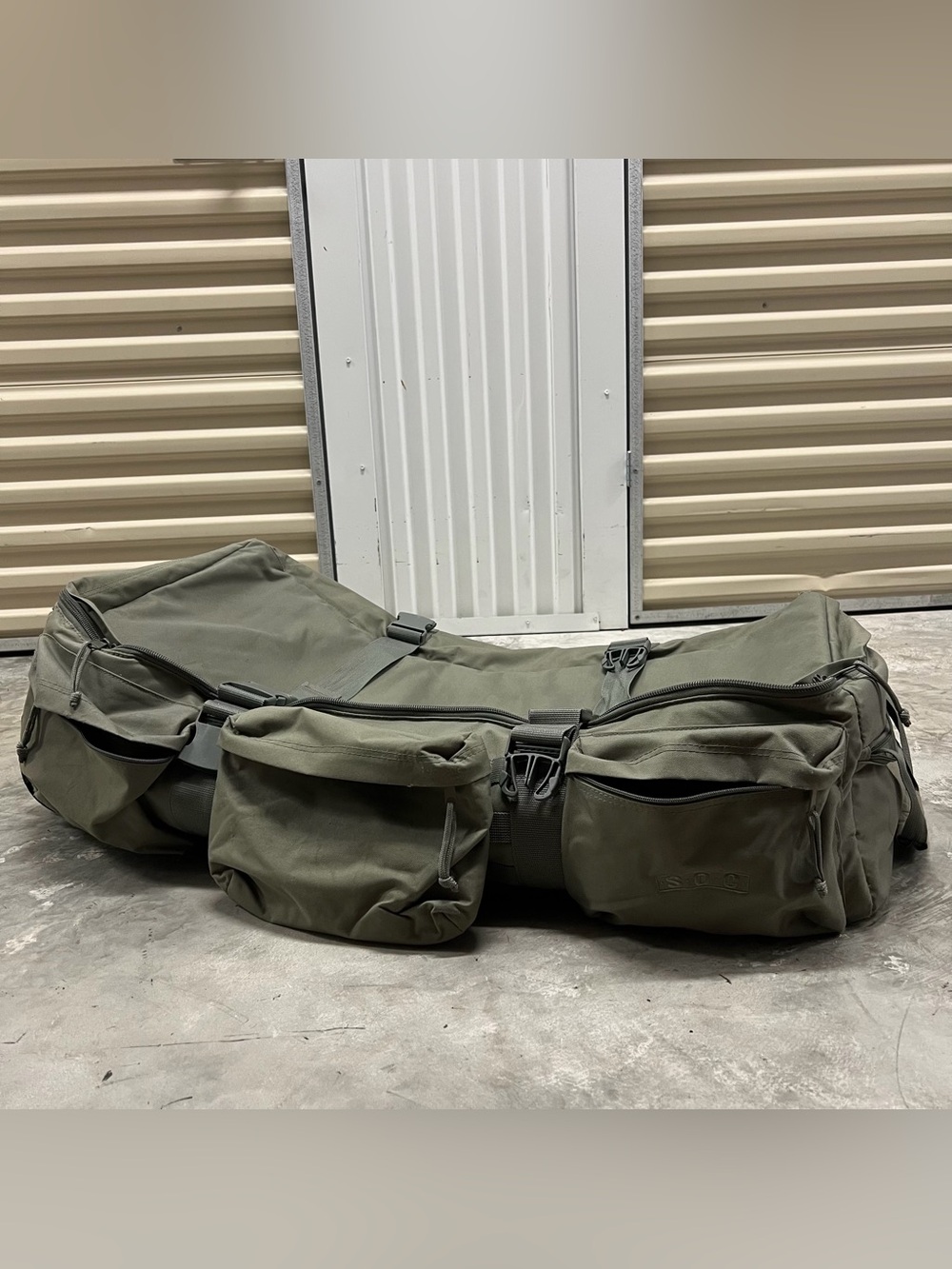 S.O.C Rolling Loadout Bag Green Tactical Military Wheeled Duffle Travel Bag